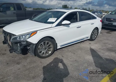 2017 Hyundai Sonata Sport из США, поврежденный, VIN 5NPE34AF0HH475217